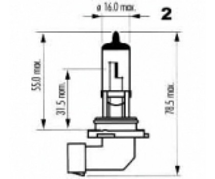 NARVA H11 12V 55W PGJ19-2