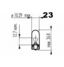 PHILIPS W3W 12V W2,1x9,5d