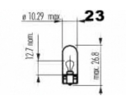 PHILIPS WY5W 12V W2,1x9,5d oranž