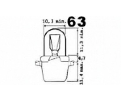 NARVA 12V 2W B12,9d