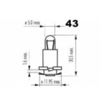 Autožárovky s plastovou paticí EBS R11 NARVA