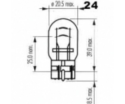 Autožárovky bezpaticové W3x16q NARVA