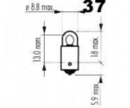 Autožárovky s kovovou paticí BA9s NARVA